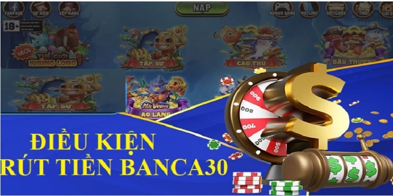 Những điều kiện cụ thể đáp ứng việc rút tiền Banca30